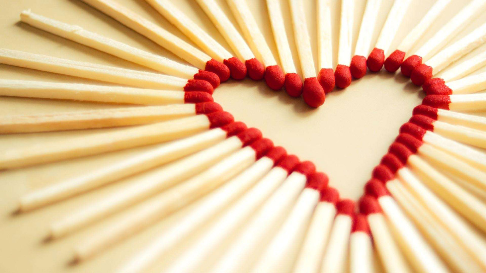 Free Magnificent Love Heart Images, Martin Granata - Match Box Sticks Art - HD Wallpaper 