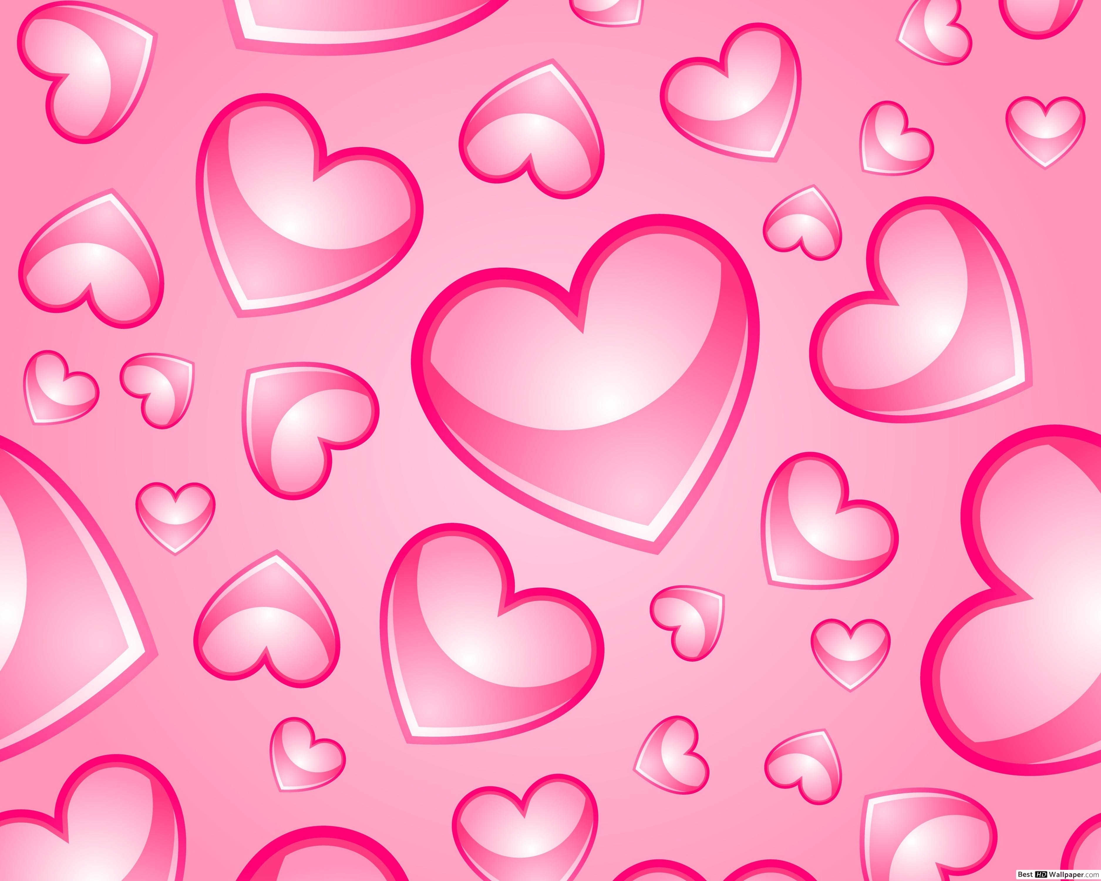 Pink Heart Wallpaper Hd - 3750x3000 Wallpaper 