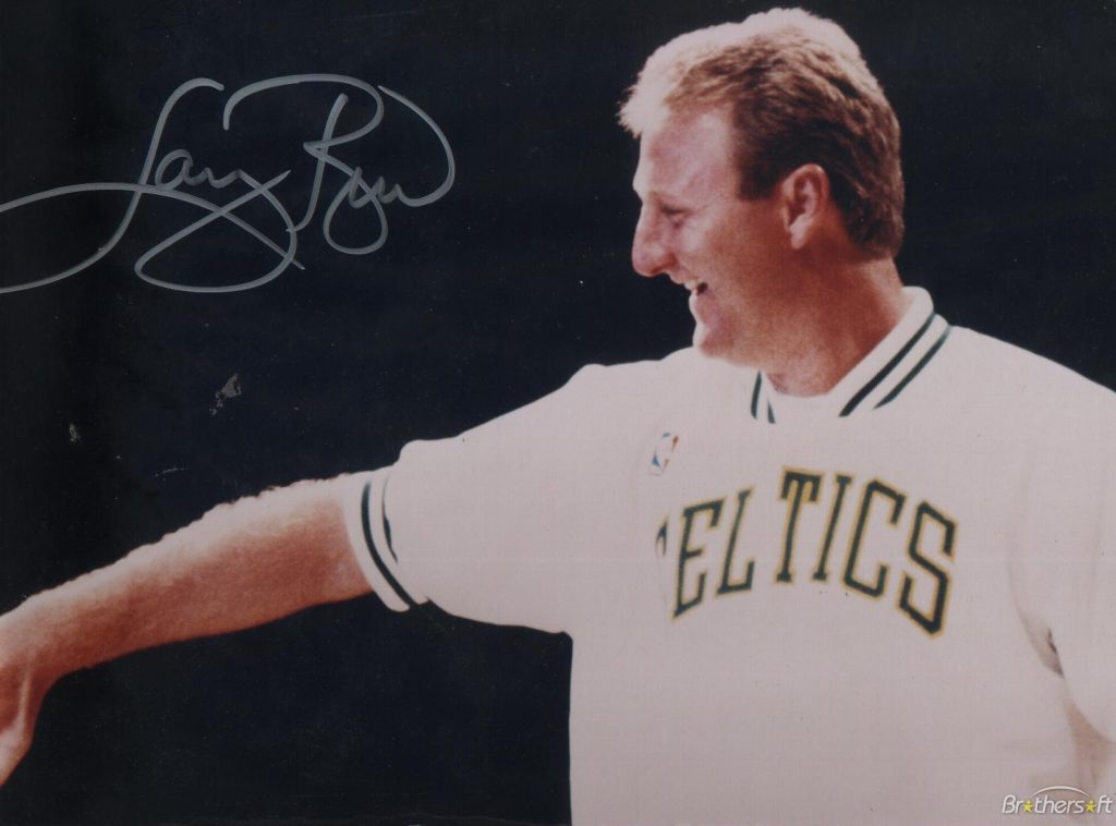 Larry Bird Desktop Wallpaper - Magic Johnson Wears Larry Bird - HD Wallpaper 