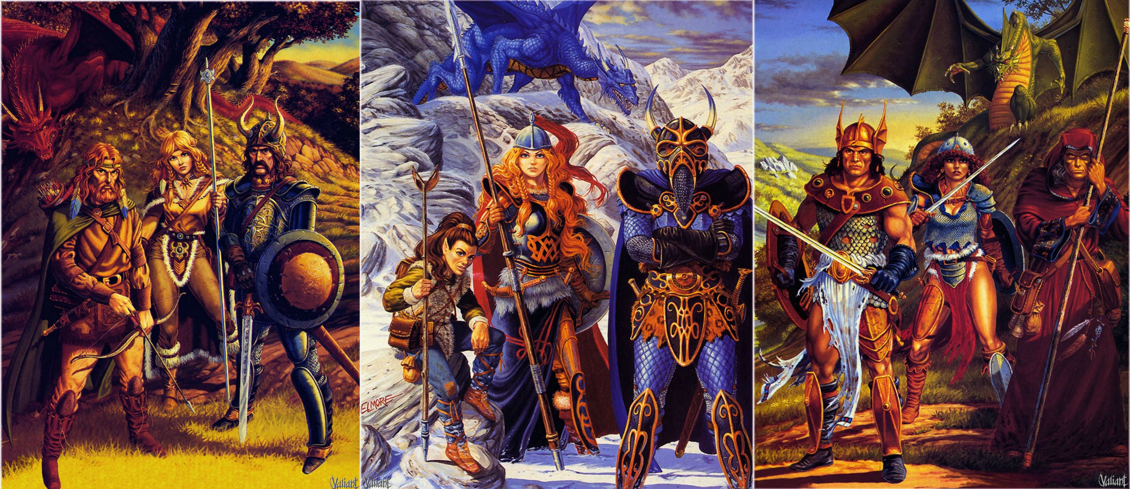 Dragonlance Chronicles Trilogy Covers - Dragonlance Art - HD Wallpaper 
