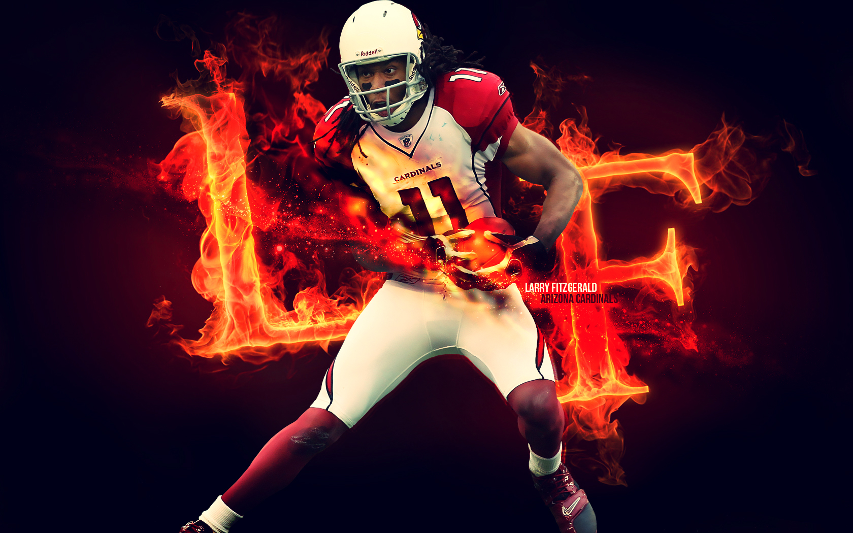 Larry Fitzgerald Wallpaper Hd - HD Wallpaper 