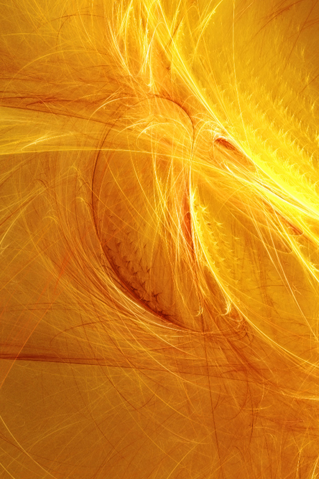 Golden Abstract Wallpaper - Apple Iphone 5 - HD Wallpaper 