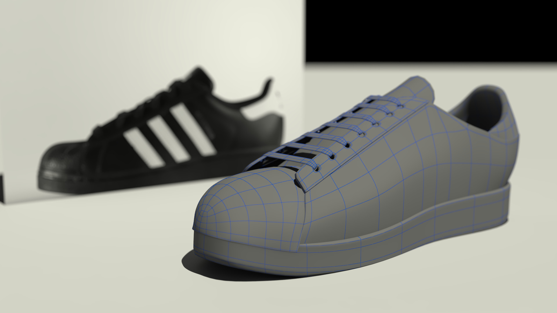 adidas shoe 3d model