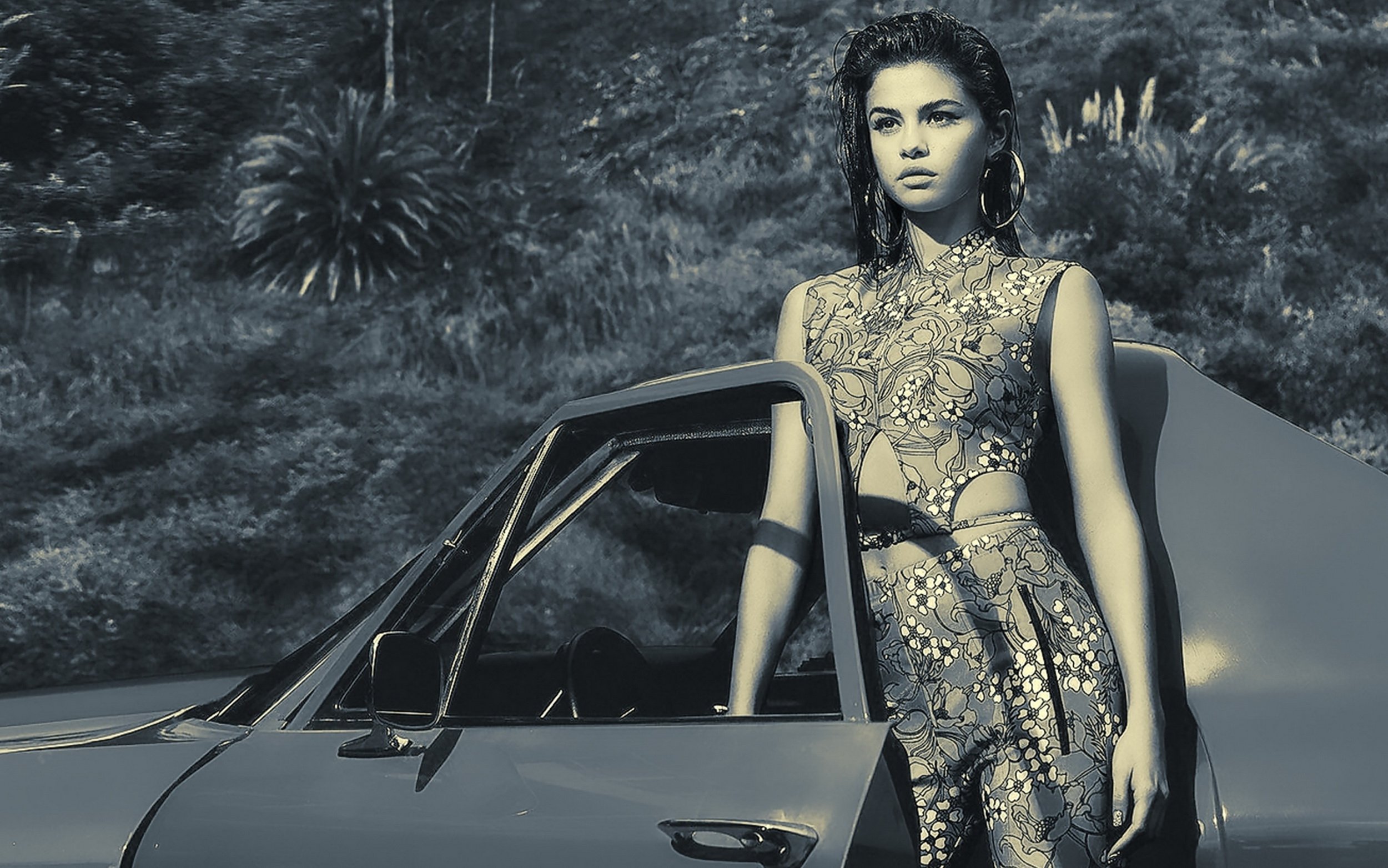 Selena Gomez Wallpaper Cars - HD Wallpaper 