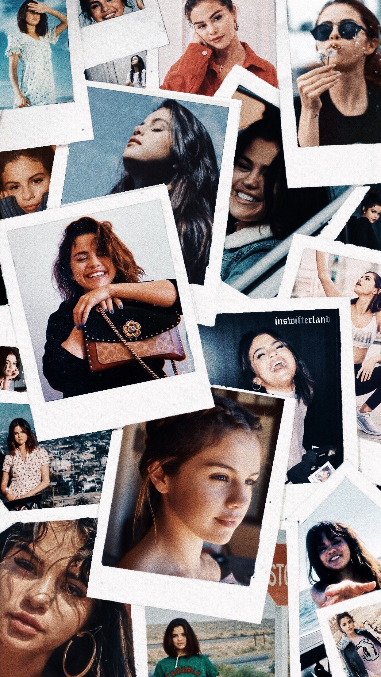 Selena Gomez Collage - 1242x2208 Wallpaper 