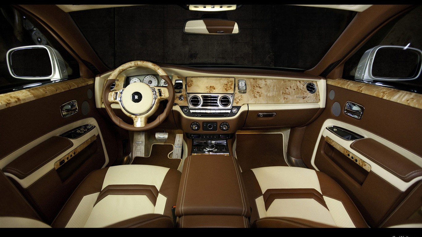 Rolls-royce Ghost Wallpaper Album - Rolls Royce Gold Interior - HD Wallpaper 