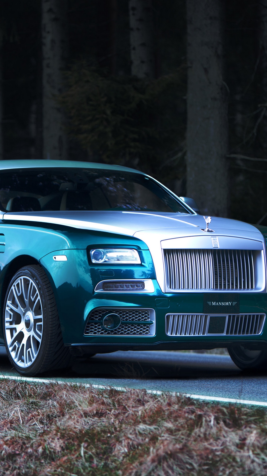 Wallpaper Tuning, Mansory, Coupe, Rolls-royce, Wraith - Blue Rolls Royce Wraith - HD Wallpaper 