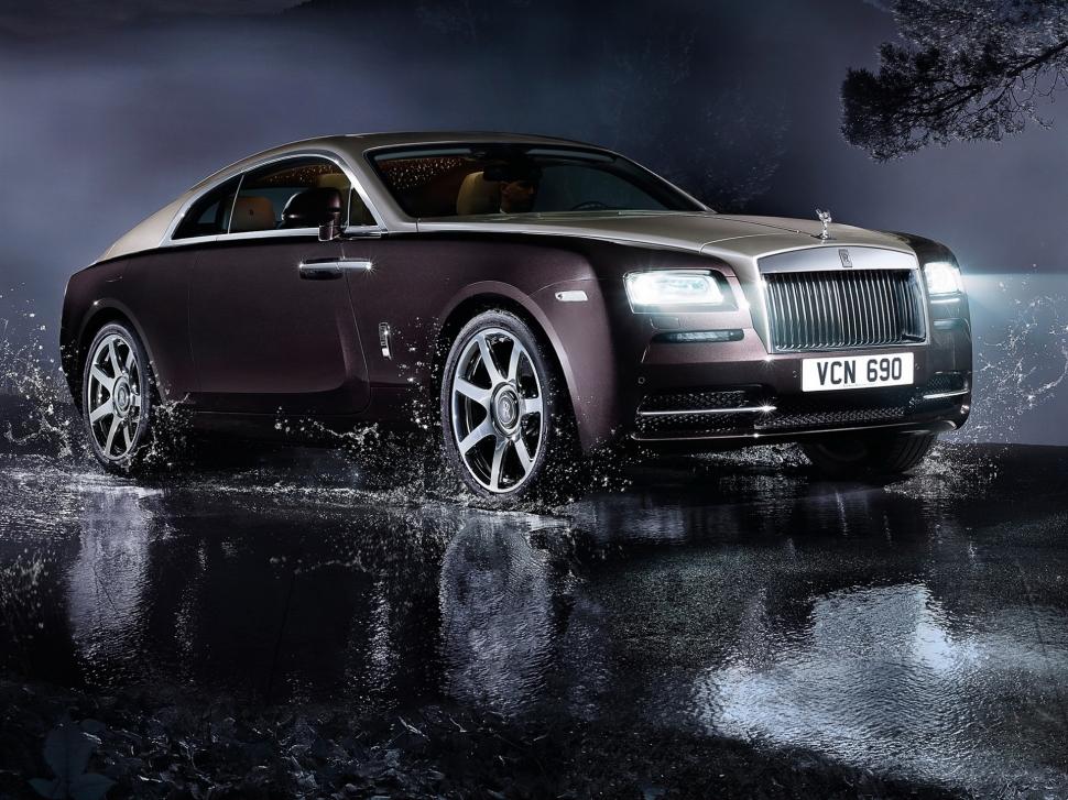 Rolls-royce Luxury Car, Lights, Water Wallpaper,rolls - Rolls Royce Wraith Launch - HD Wallpaper 