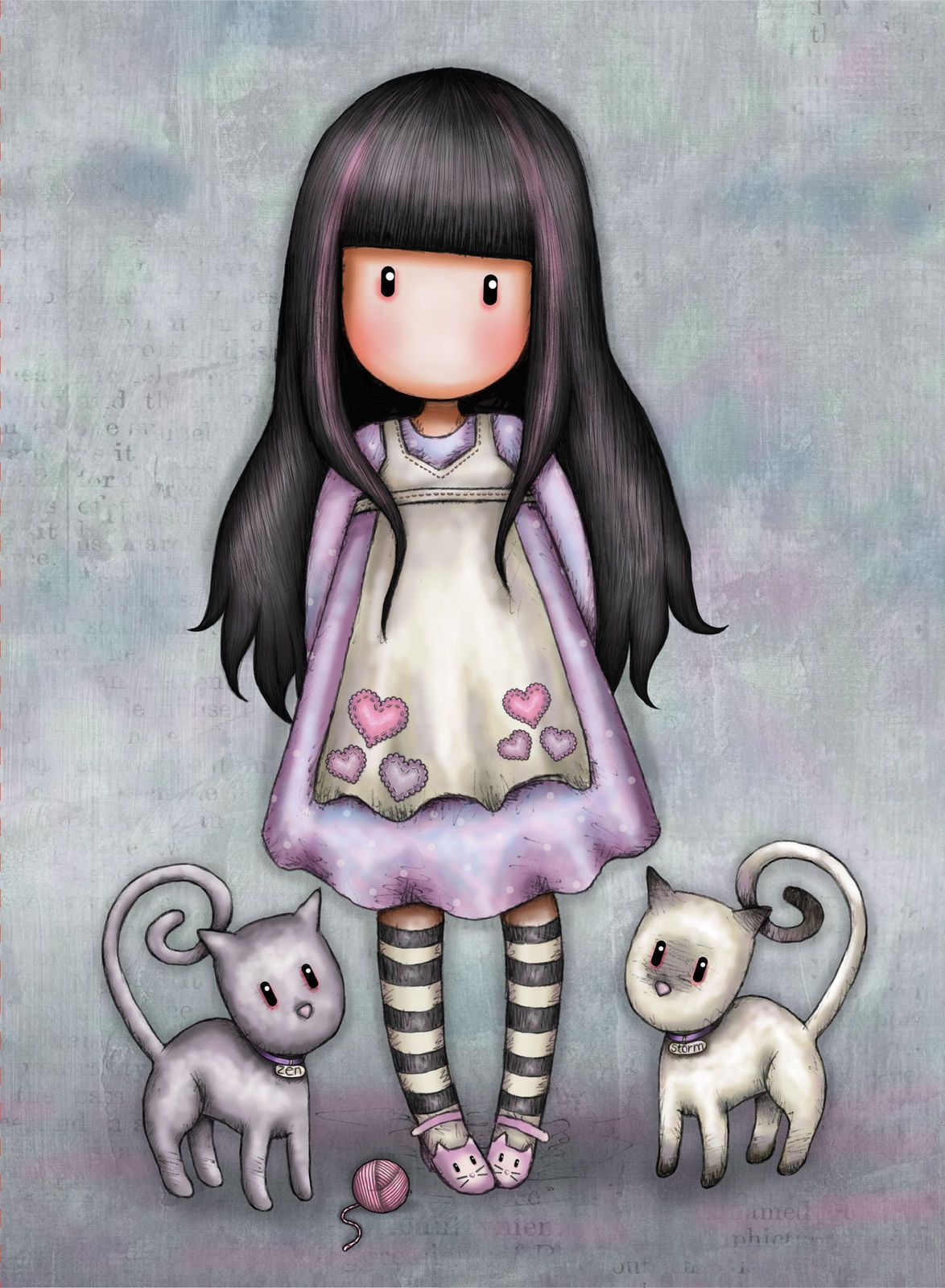 Gorjuss Tall Tails - HD Wallpaper 