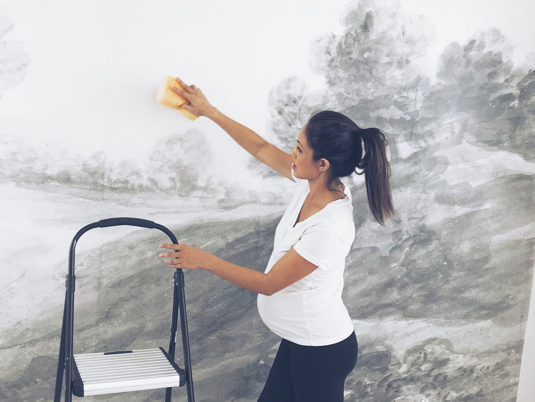 Anewall Shaded Landscape Mural - HD Wallpaper 