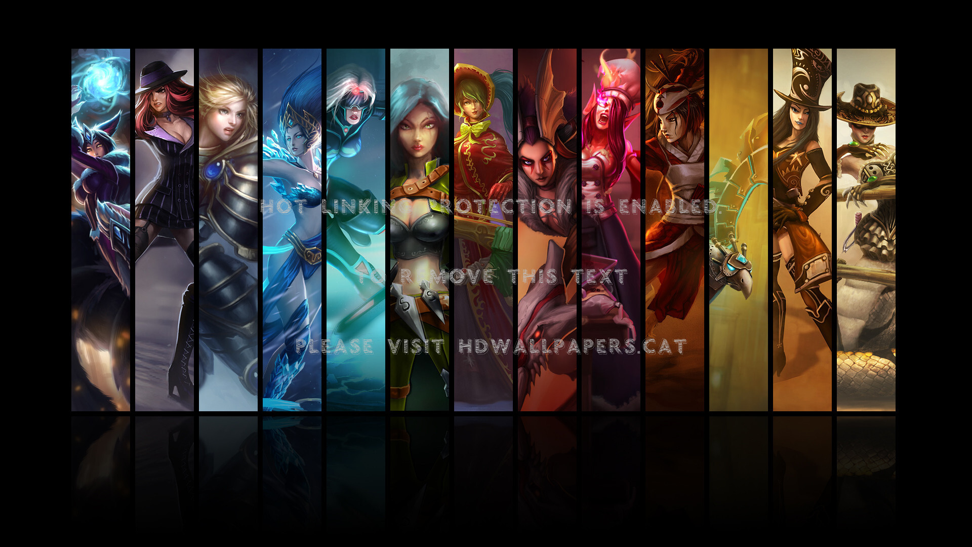 League Of Legends Woman Katarina Lol Anivia - League Of Legends Champions Wallpaper Hd - HD Wallpaper 
