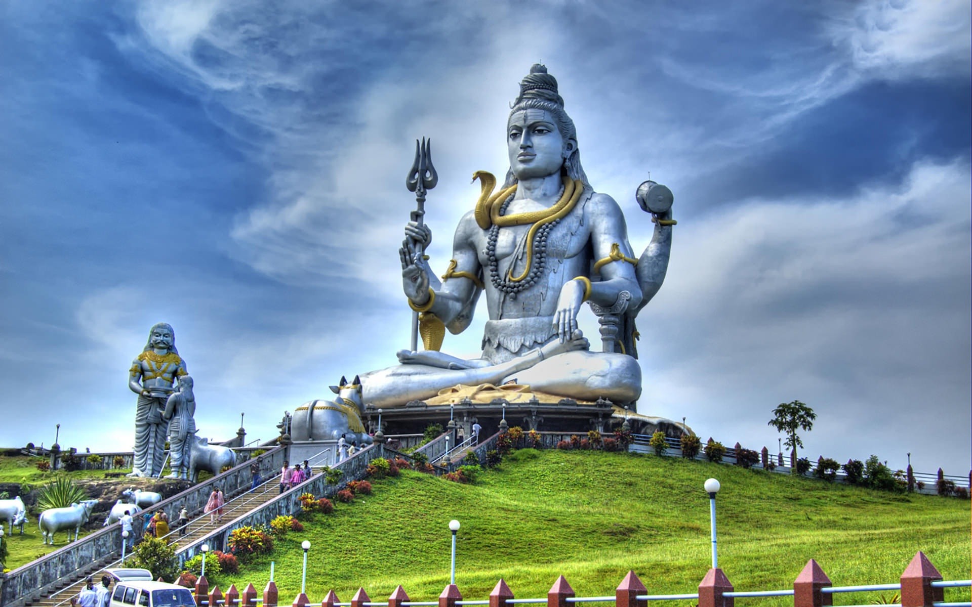 Lord Shiva Wallpaper Background With High Definition - Shiva Idol - HD Wallpaper 