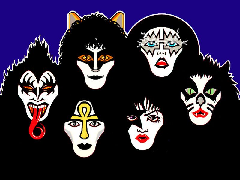 Kiss Band Fan Art - HD Wallpaper 
