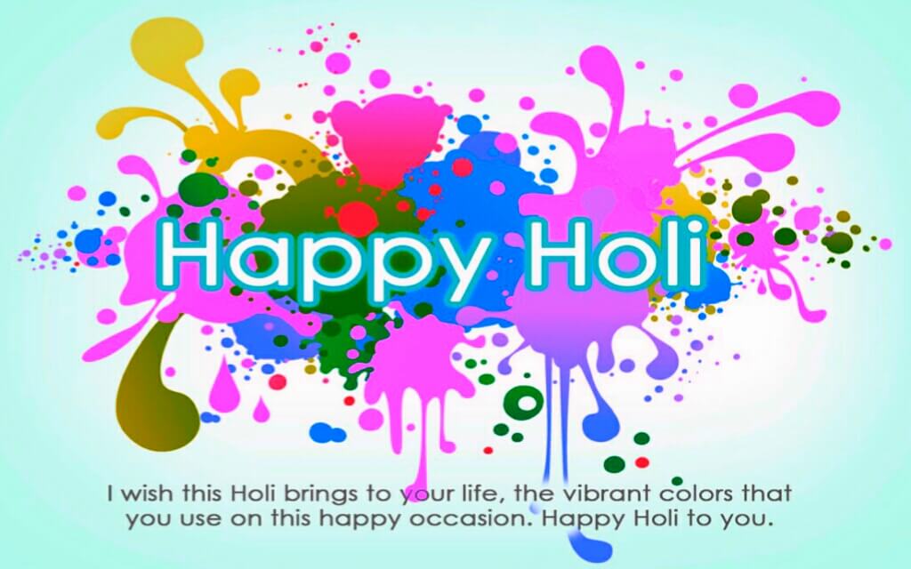 Happy Holi Wishes 2019 - HD Wallpaper 