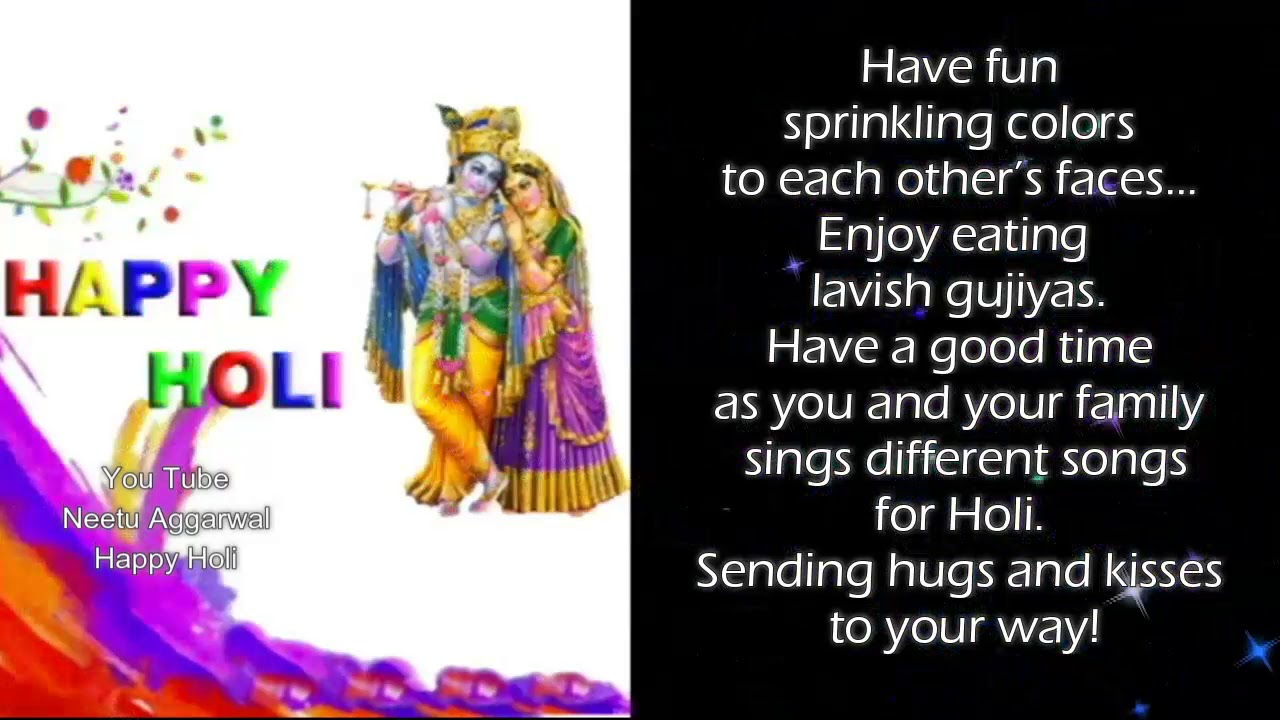 Happy Holi With God - HD Wallpaper 