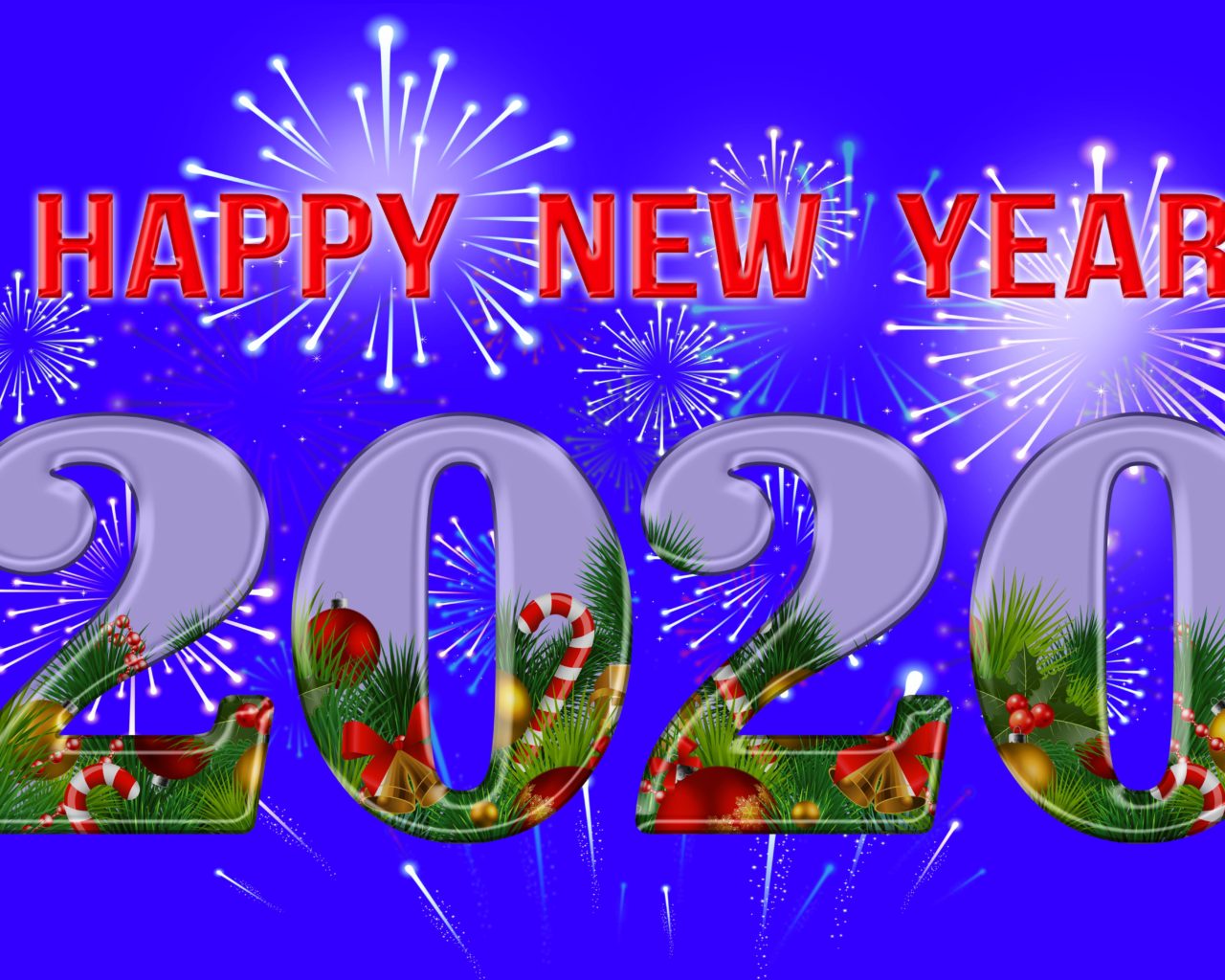 Happy New Year 2020 - HD Wallpaper 