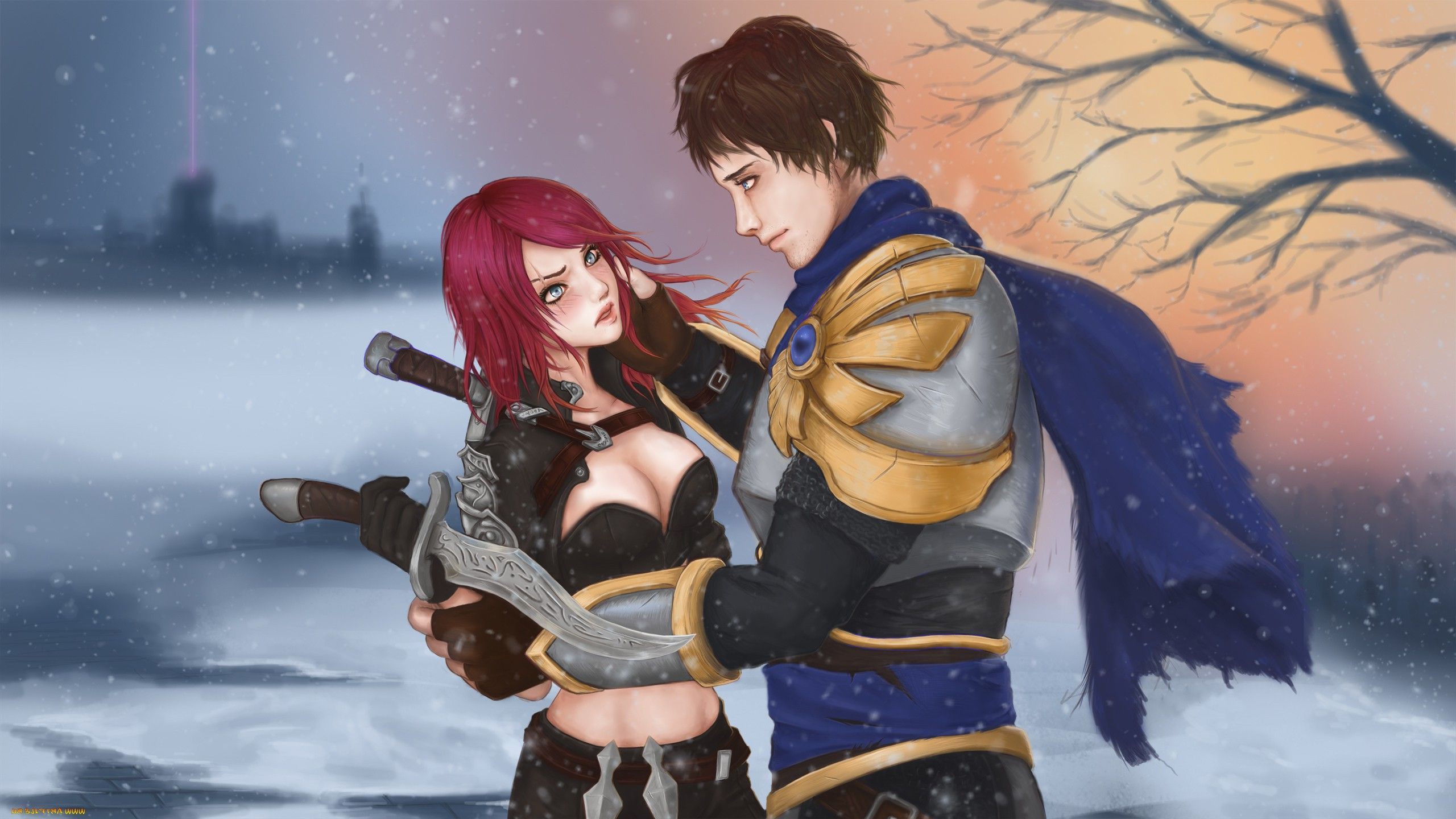 League Of Legends - Woman Warrior - HD Wallpaper 