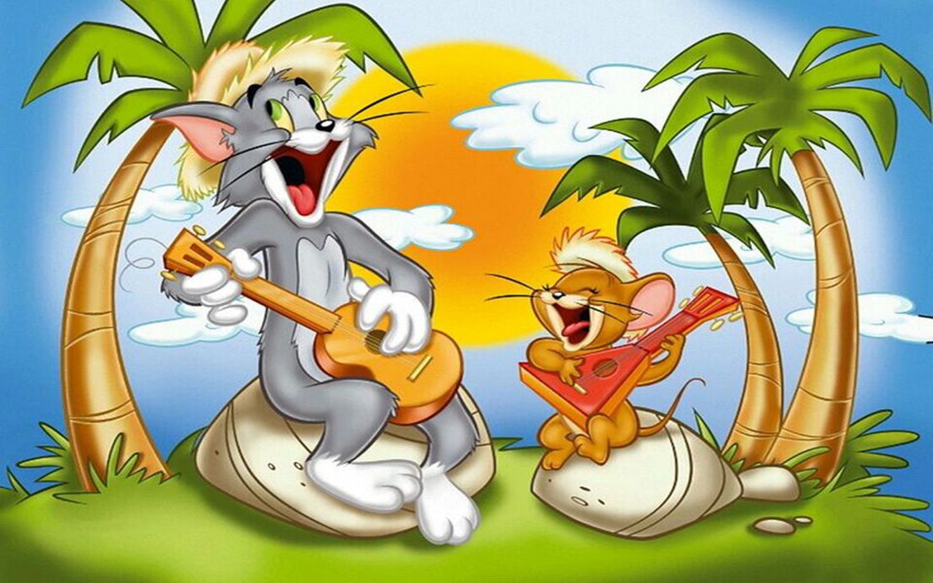 Tom And Jerry Duck Hd - HD Wallpaper 