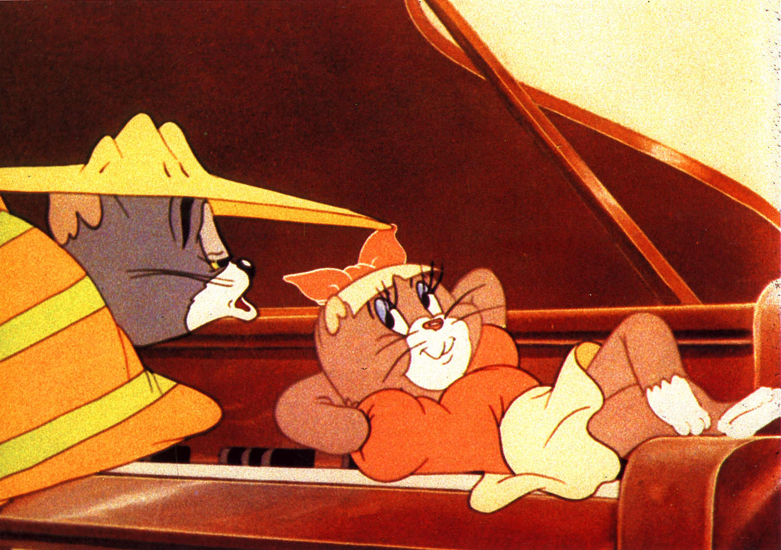 Tom And Jerry Tom Orange - HD Wallpaper 