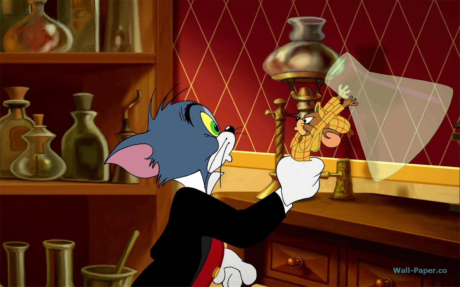 Tom And Jerry Background Wallpaper - Tom And Jerry New - HD Wallpaper 