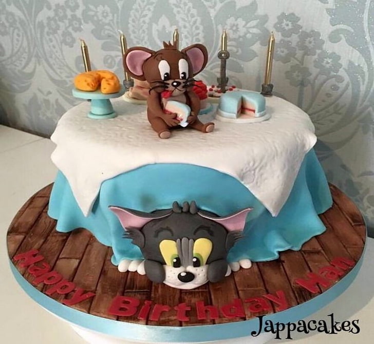 Tom & Jerry Cakes - HD Wallpaper 