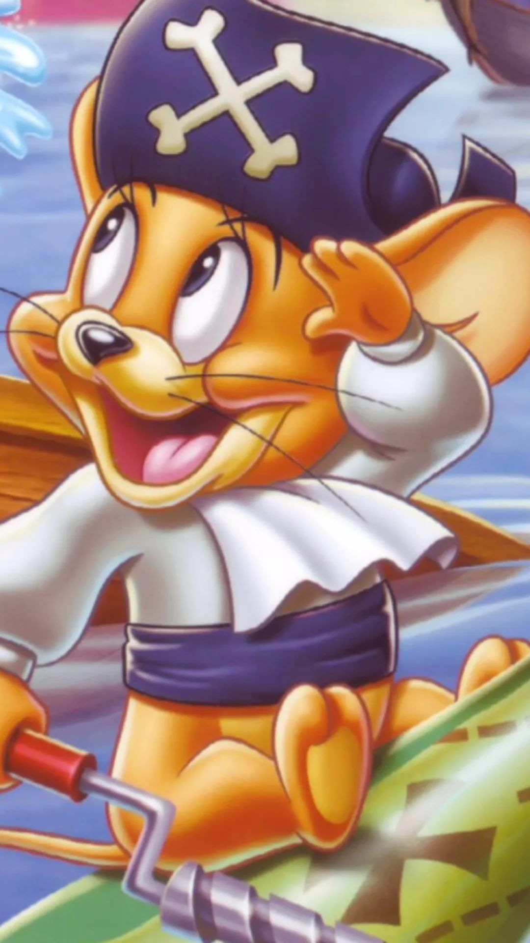 Tom And Jerry Iphone 6 Plus Wallpaper - Jerry Shiver Me Whiskers - HD Wallpaper 