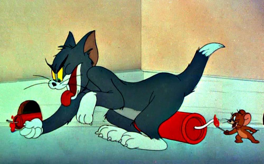 Tom And Jerry Cartoon Funny - HD Wallpaper 