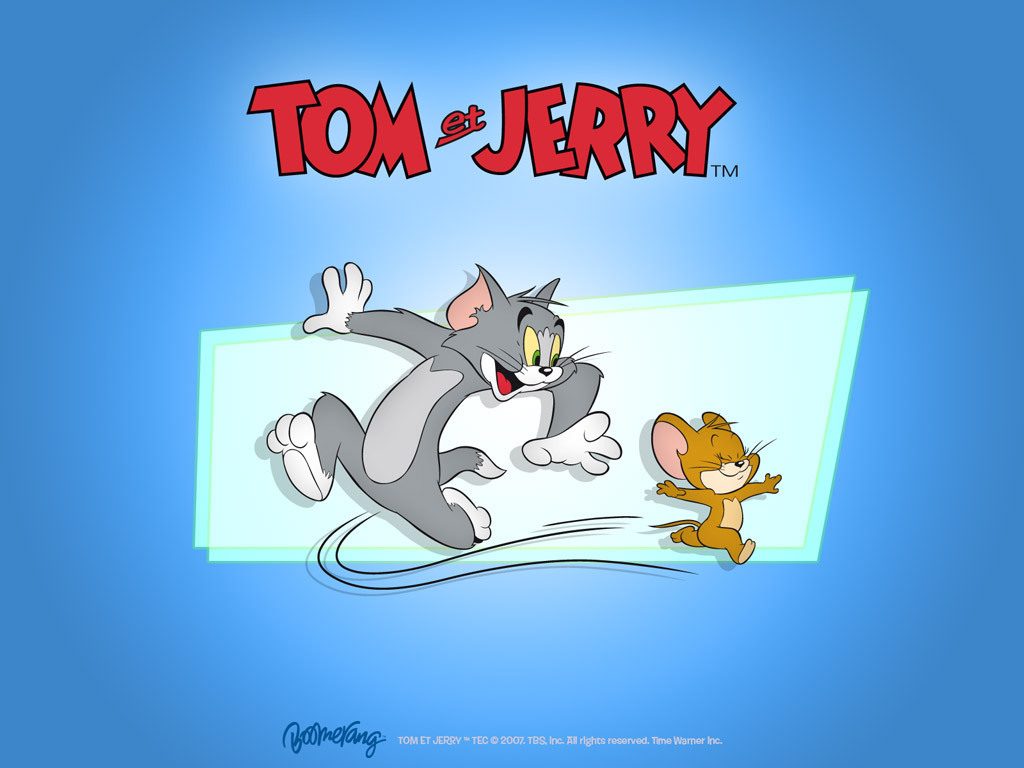 Tom N Jerry Games-1024x768 - Tom And Jerry Blue - HD Wallpaper 