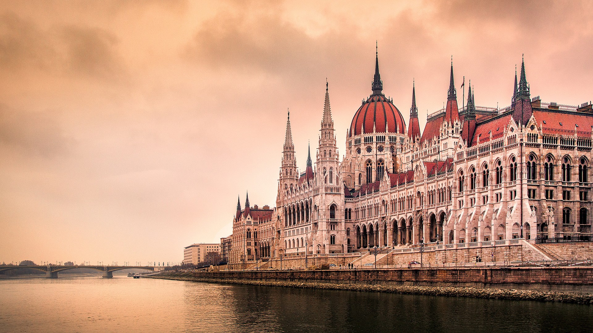 Hungarian Parliament Building - HD Wallpaper 