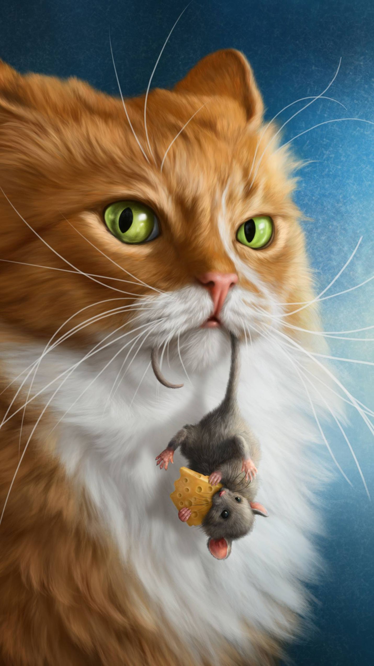 Cat And Mouse Hd - HD Wallpaper 