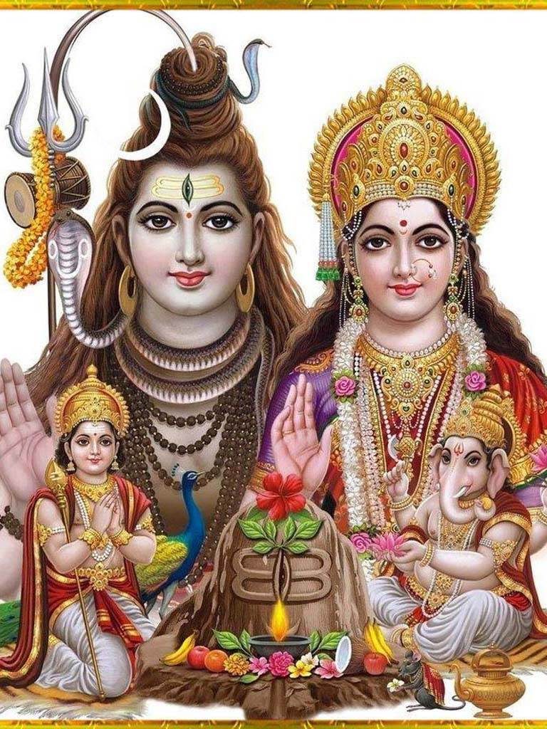 Lord Shiva Hd Wallpaper - Shiv Parivar - HD Wallpaper 
