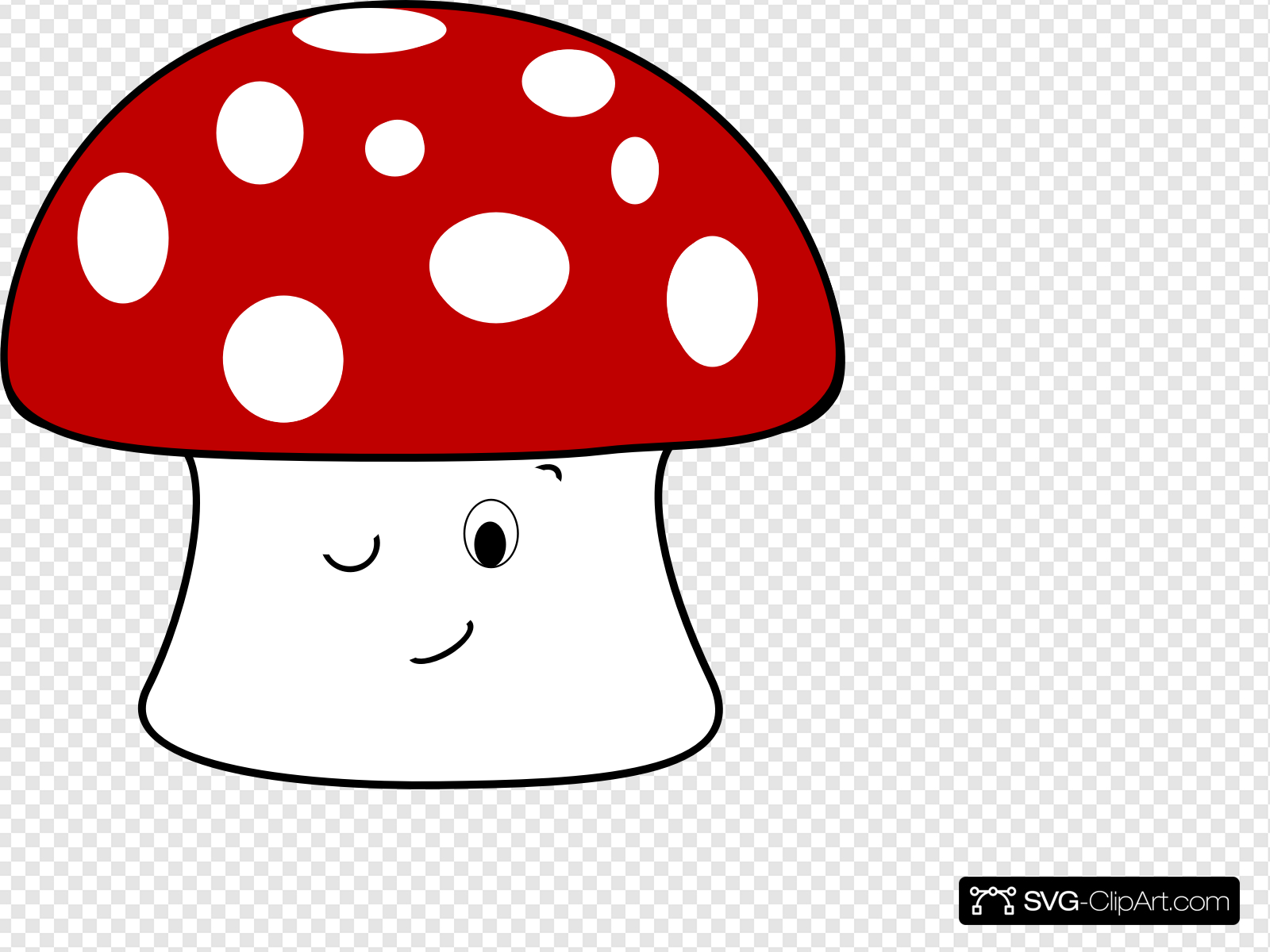Cartoon Mushroom With Face - HD Wallpaper 
