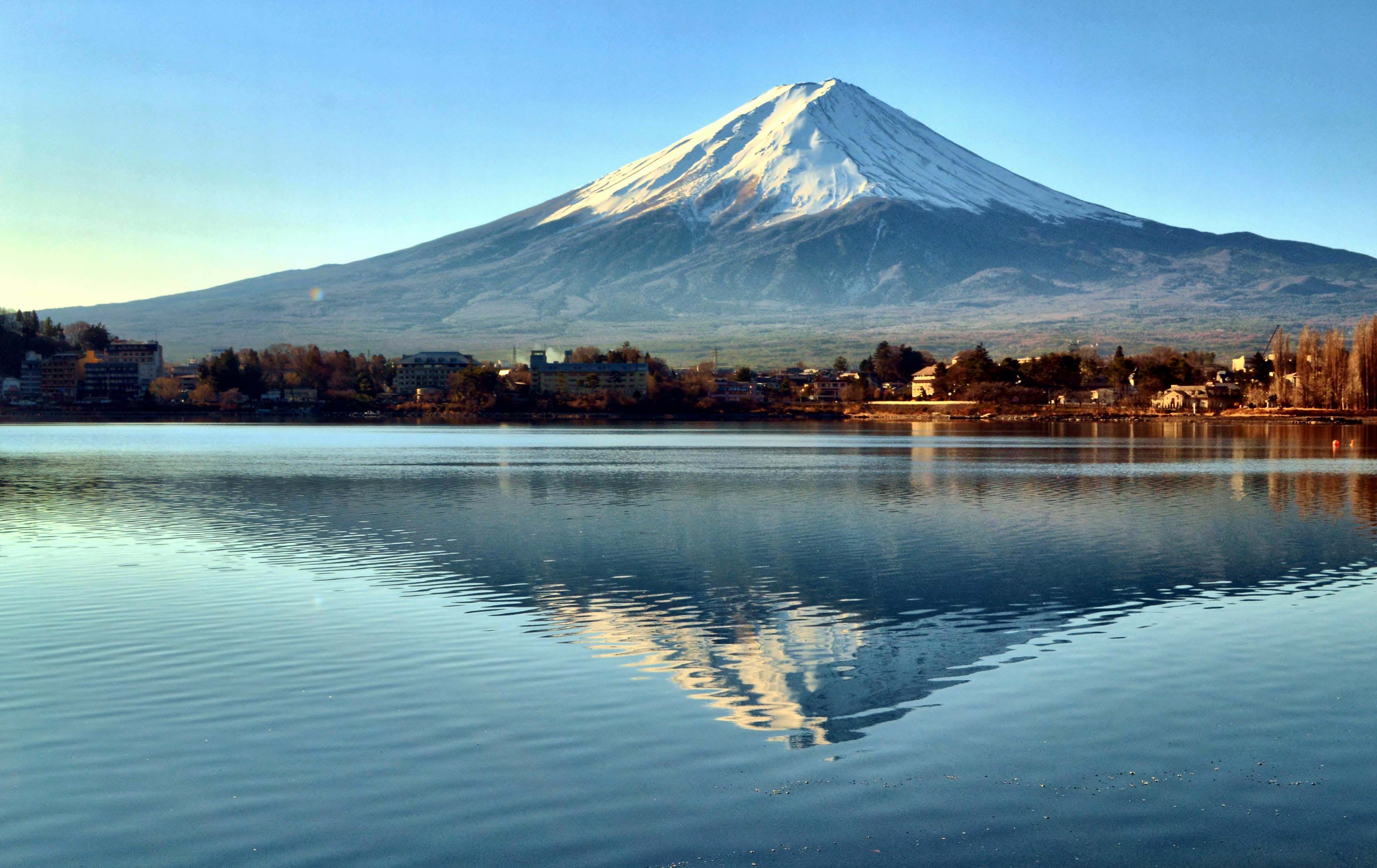 Japan Beauty - Lake Kawaguchi - HD Wallpaper 