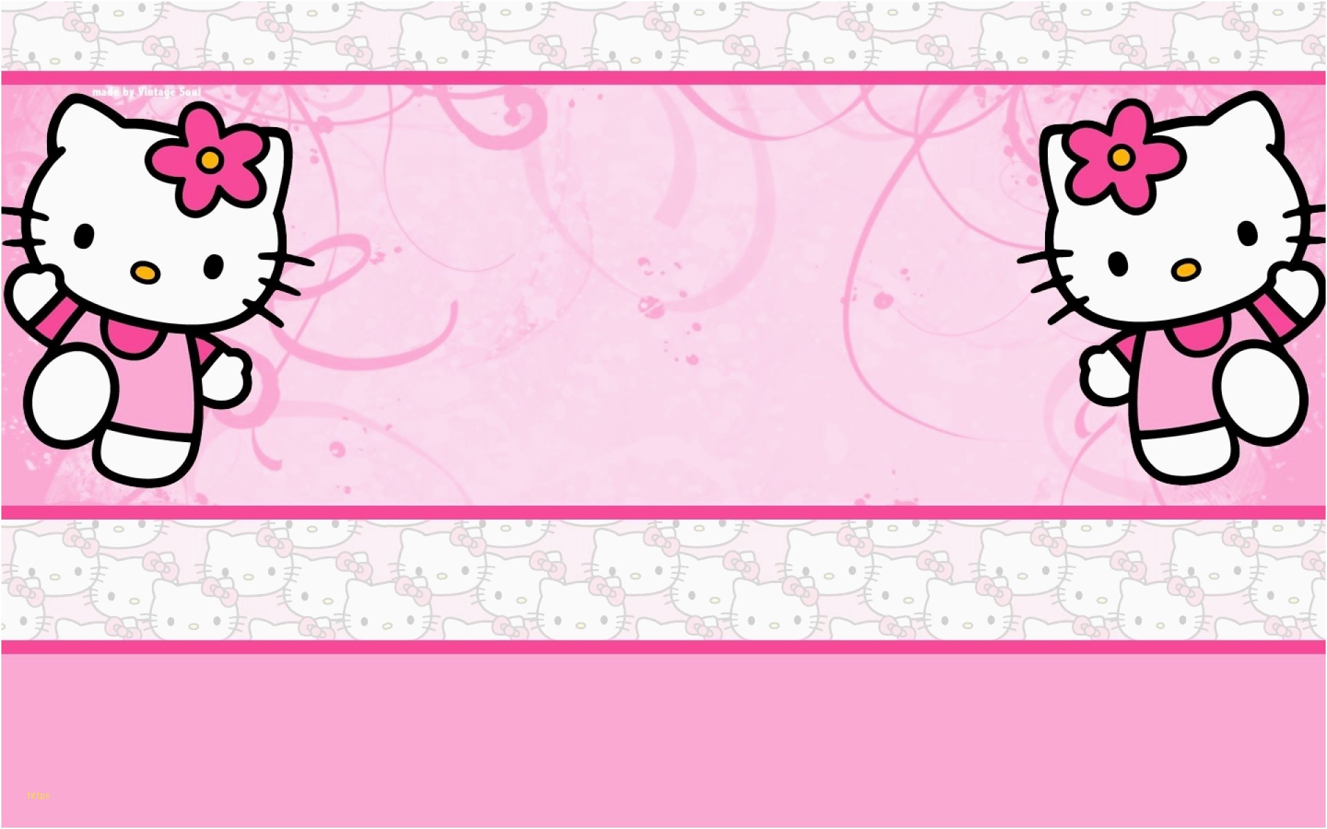 Hello Kitty Template - Hello Kitty Birthday Tarpaulin - 22x22 Throughout Hello Kitty Banner Template