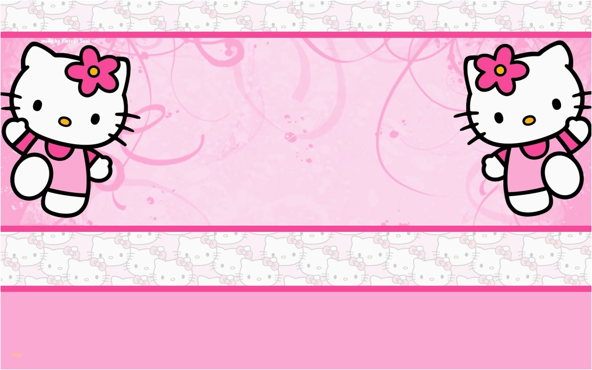 Hello Kitty Template - Hello Kitty Birthday Tarpaulin - 22x22 Within Hello Kitty Banner Template