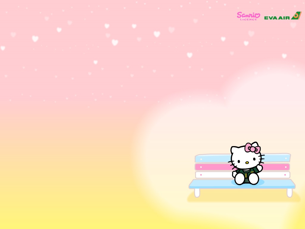 Hello Kitty Wallpaper Hd Collections Hello Kitty In - Background Ppt Hello Kitty - HD Wallpaper 