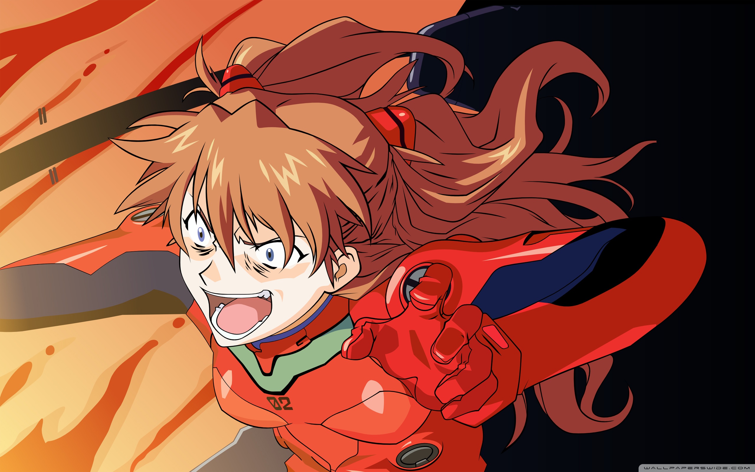 Neon Genesis Evangelion Asuka Langley Soryu - HD Wallpaper 