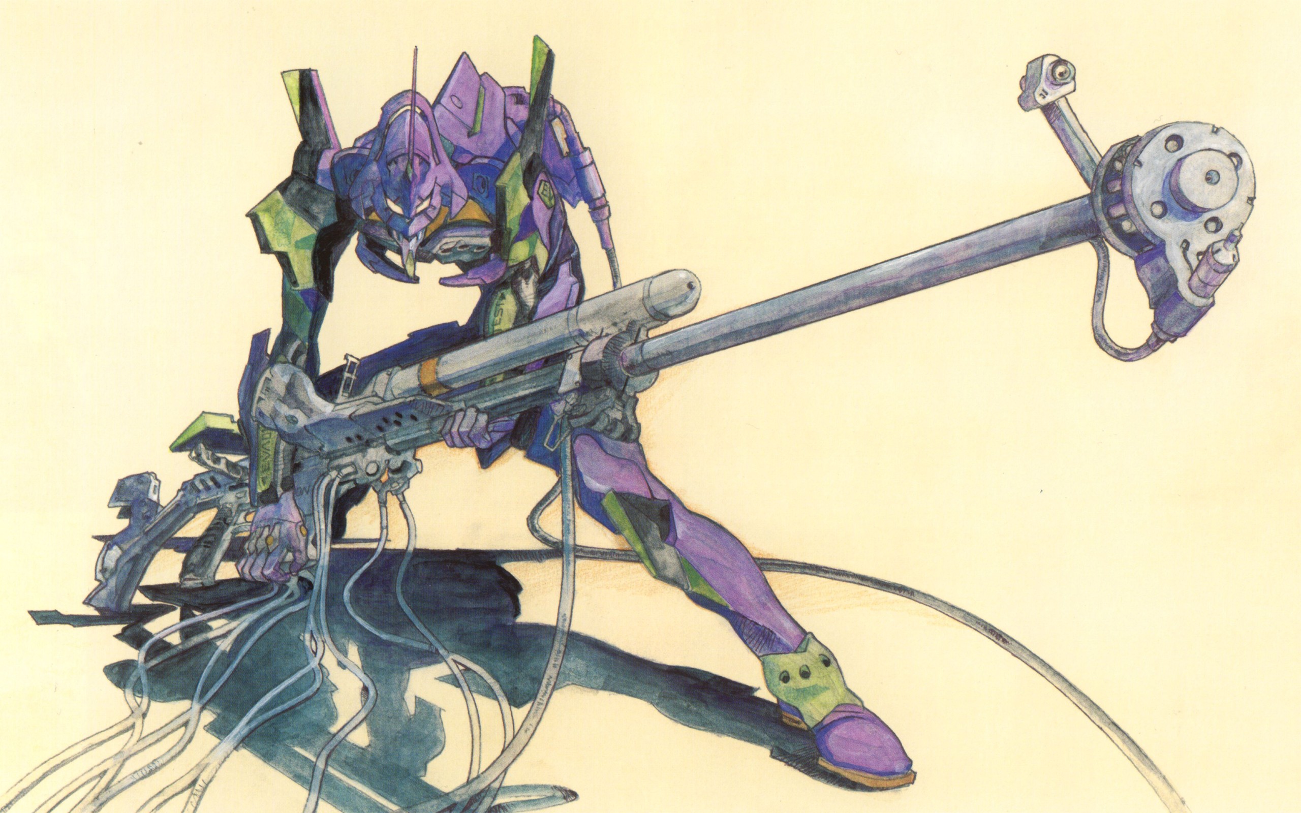 Neon Genesis Evangelion Weapons - HD Wallpaper 