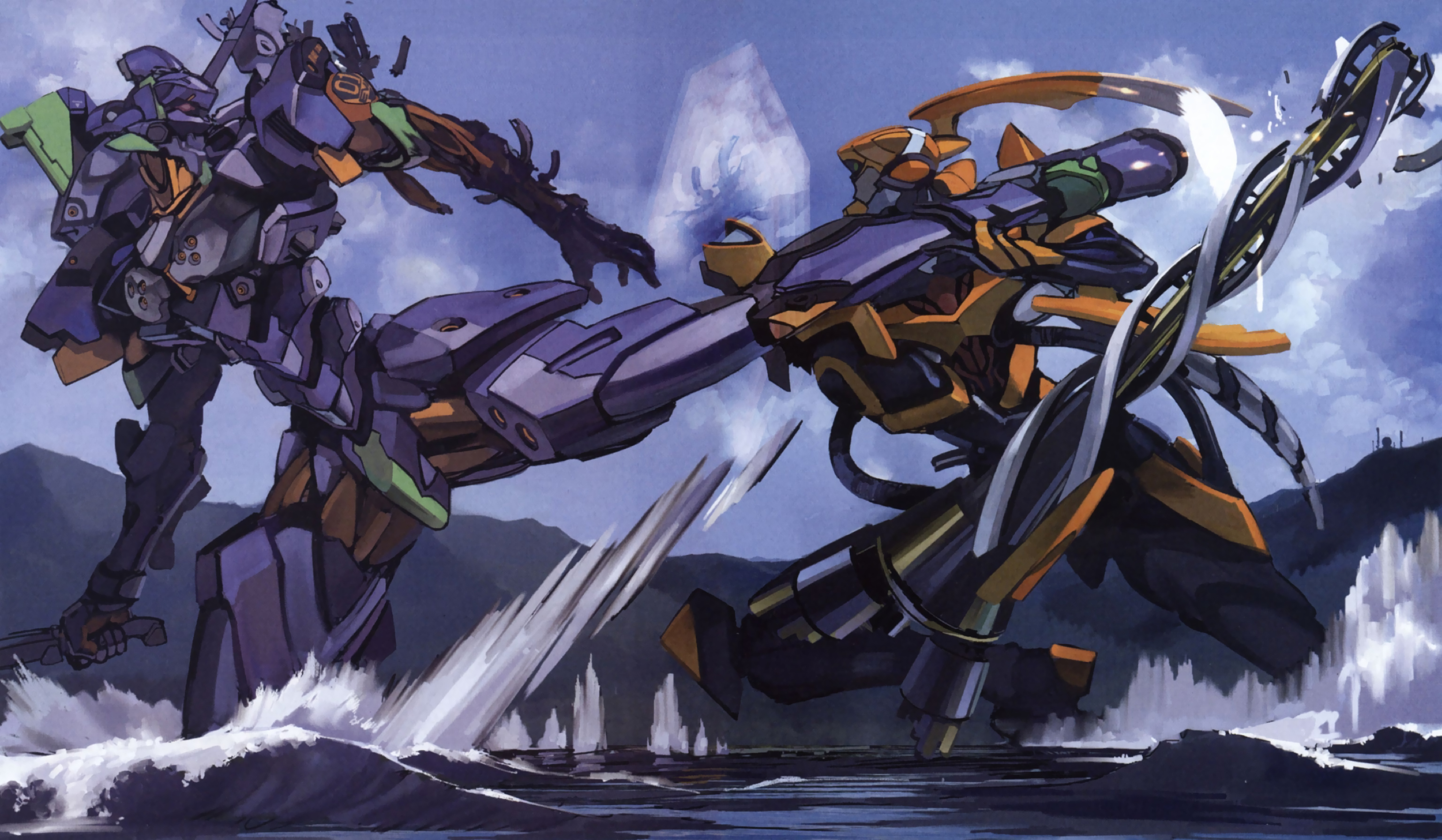 Neon Genesis Evangelion Trident - HD Wallpaper 