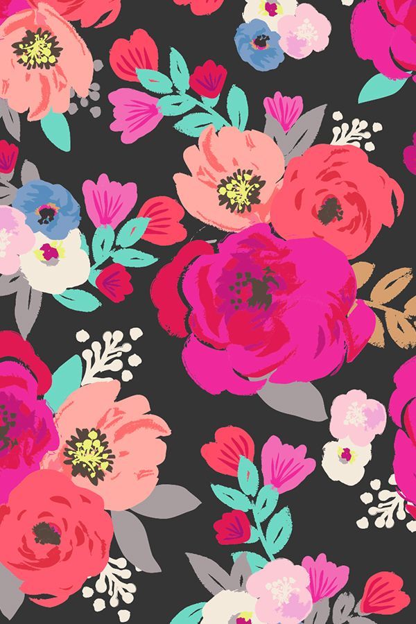 Bright Floral Wallpaper For Iphone - HD Wallpaper 