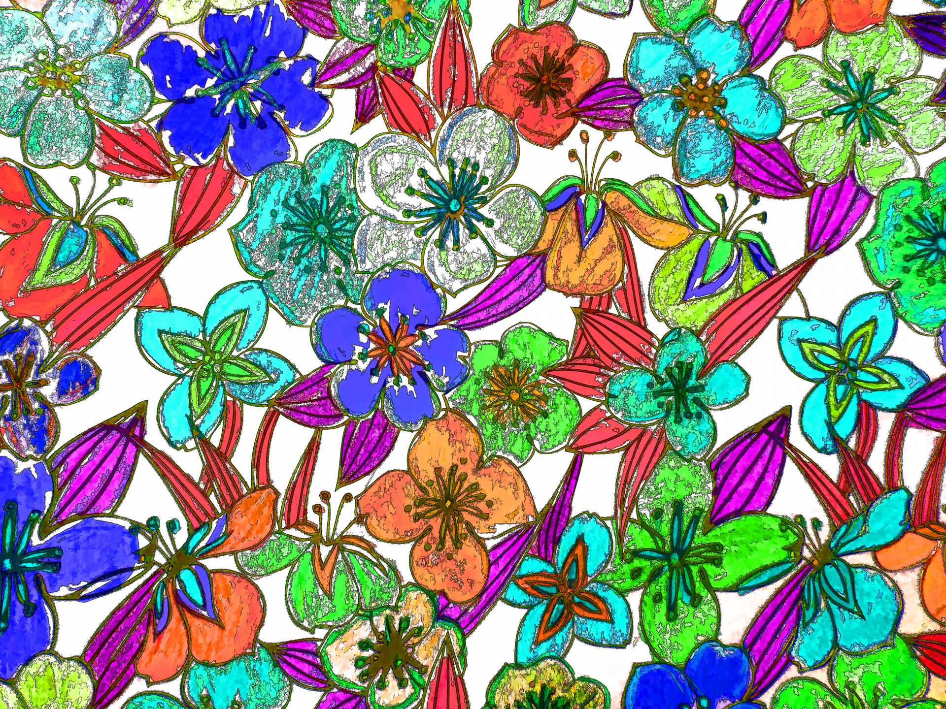 Background Wallpaper Flower Free Photo - Motif - HD Wallpaper 