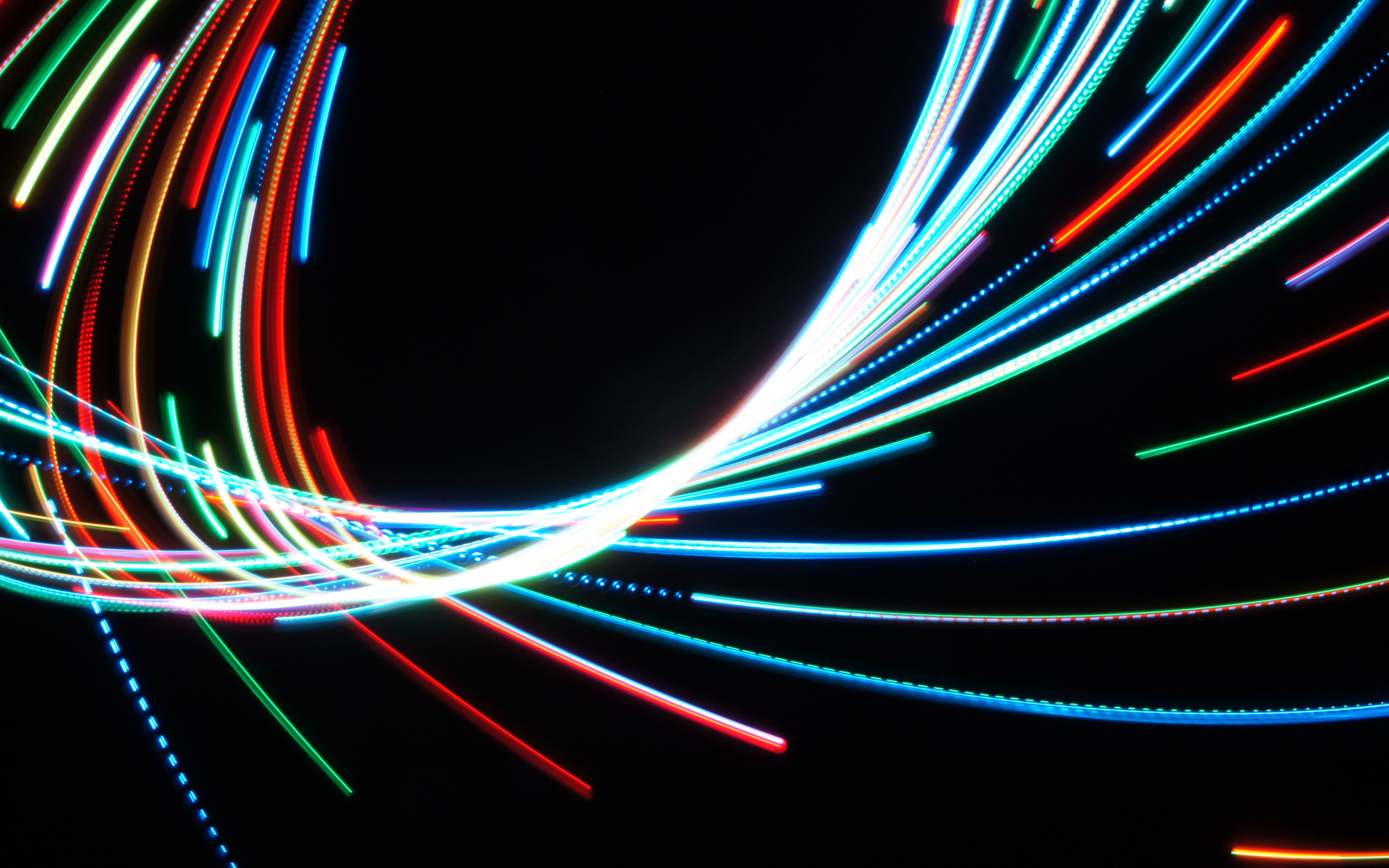 Wallpaper Neon, Lines, Light, Multicolored, Art - 1080 X 1920 Neon - HD Wallpaper 