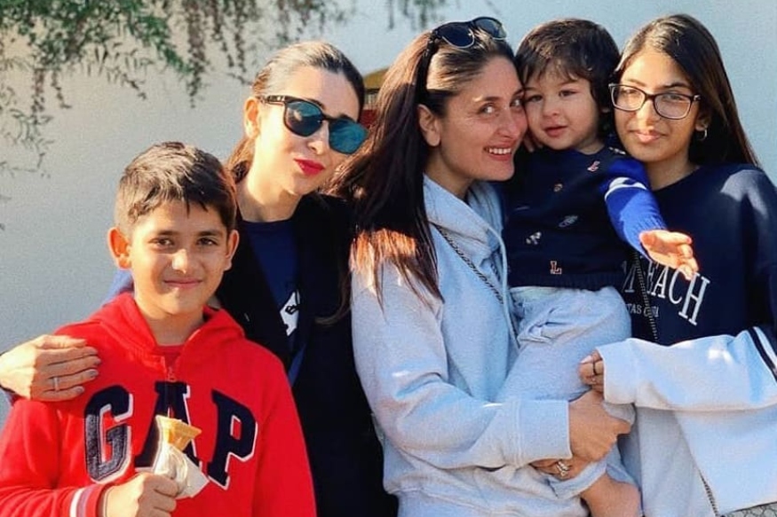 Kareena, Karisma Kapoor Vacation In Europe With Taimur, - Karishma Kapoor With Family - HD Wallpaper 