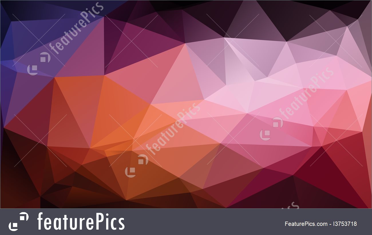 Abstract Colorful Geometric Wallpaper Consists Of Triangles - Word Night In 3d - HD Wallpaper 