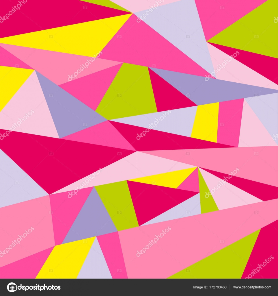 Abstract Geometric Pink Geometric Wallpaper Hd - HD Wallpaper 