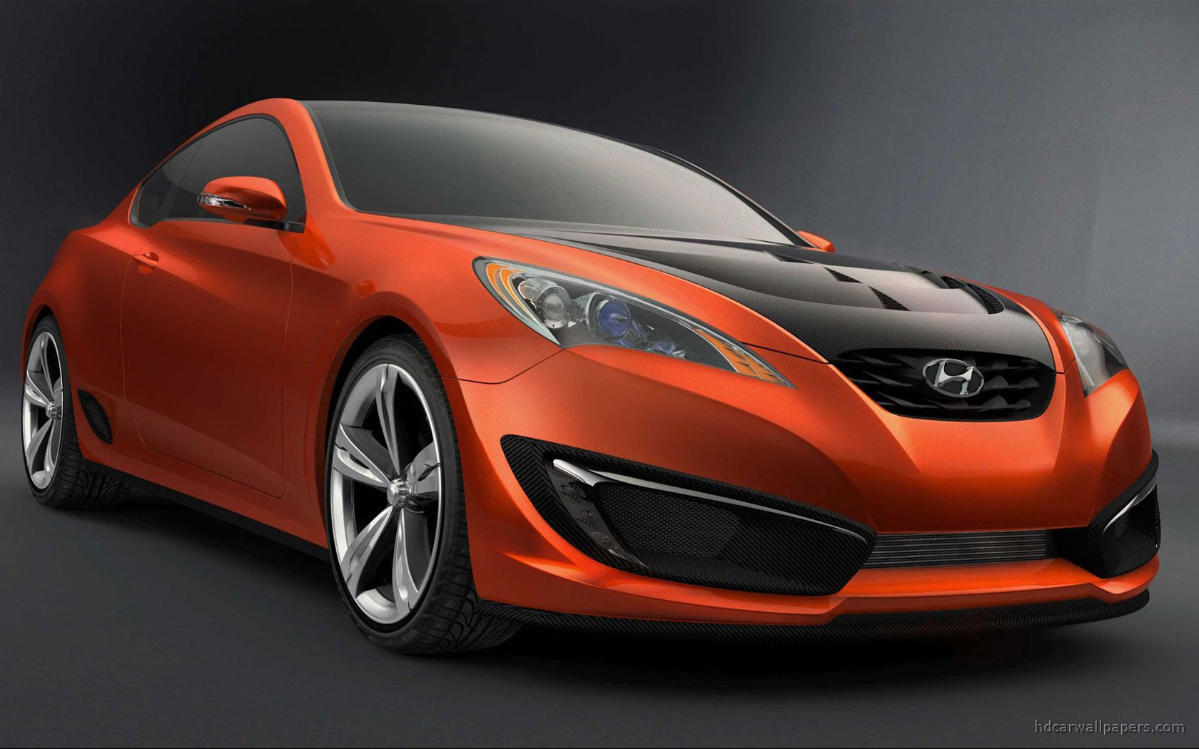 Hyundai Genesis Coupe Concept - Hyundai Genesis Coupe - HD Wallpaper 