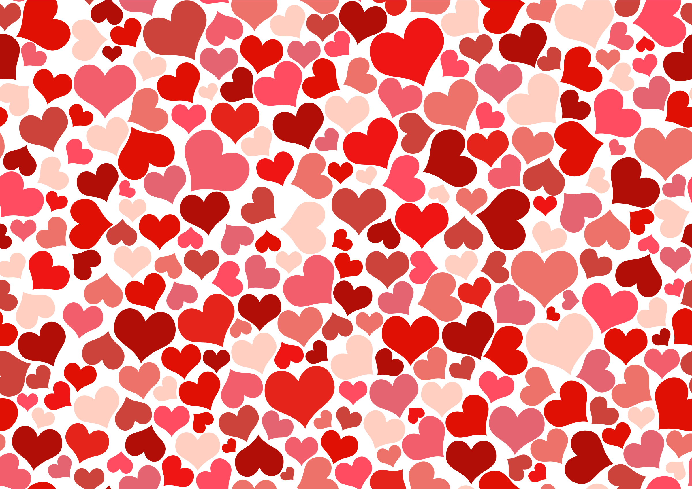Colorful Heart Background - Heart Background High Resolution - HD Wallpaper 