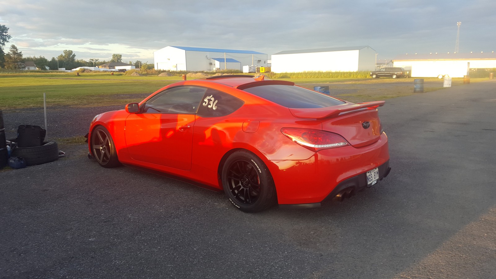 Hyundai Genesis Coupe 2011 Red - HD Wallpaper 