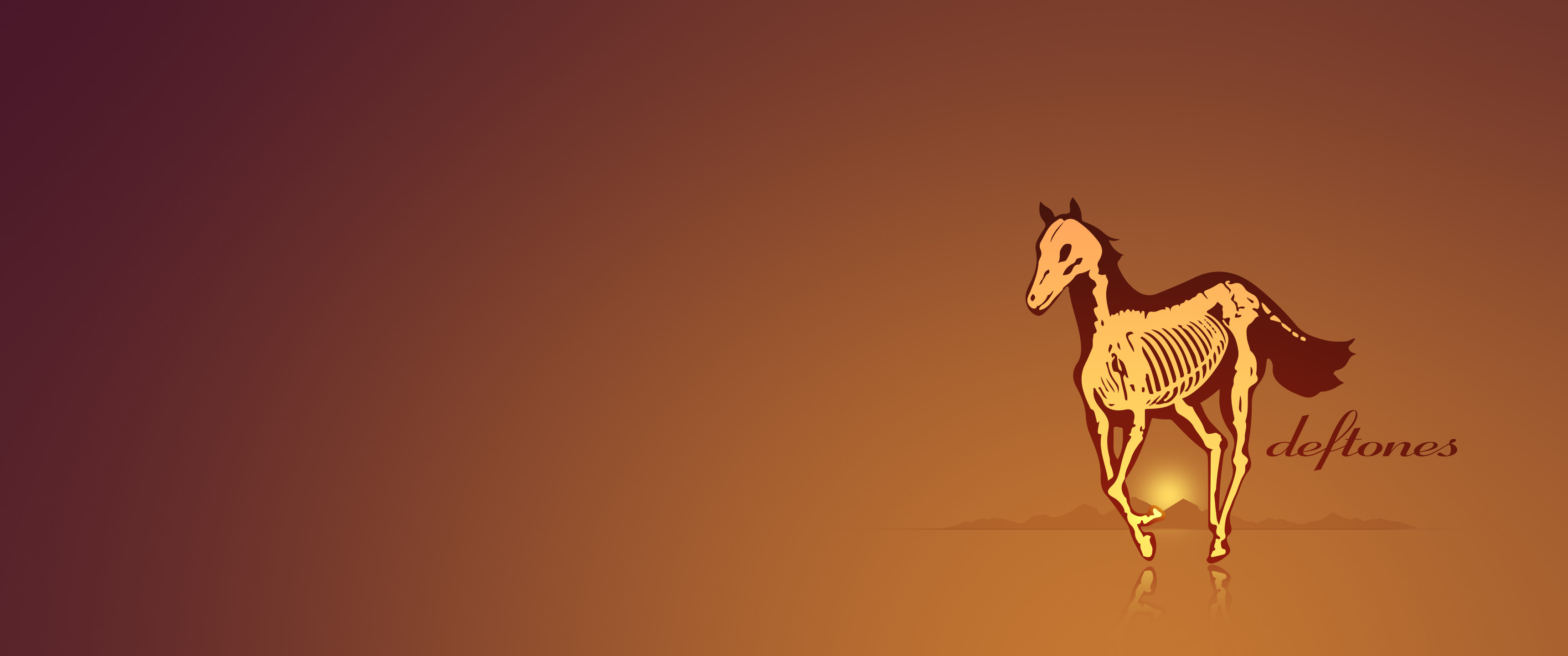 I Created This Deftones Skeleton Pony Ultrawide Minimalist - Deftones Background - HD Wallpaper 
