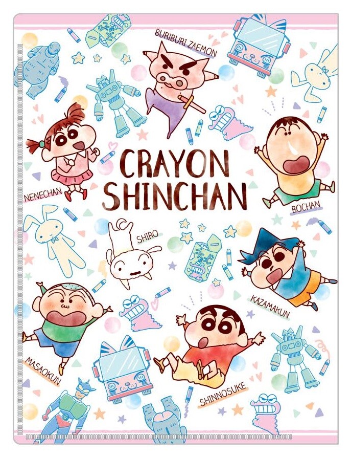 Pastel Crayon Shin Chan - HD Wallpaper 